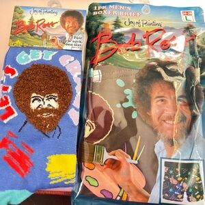 Bob Ross men’s boxer briefs and sock bundle NWT